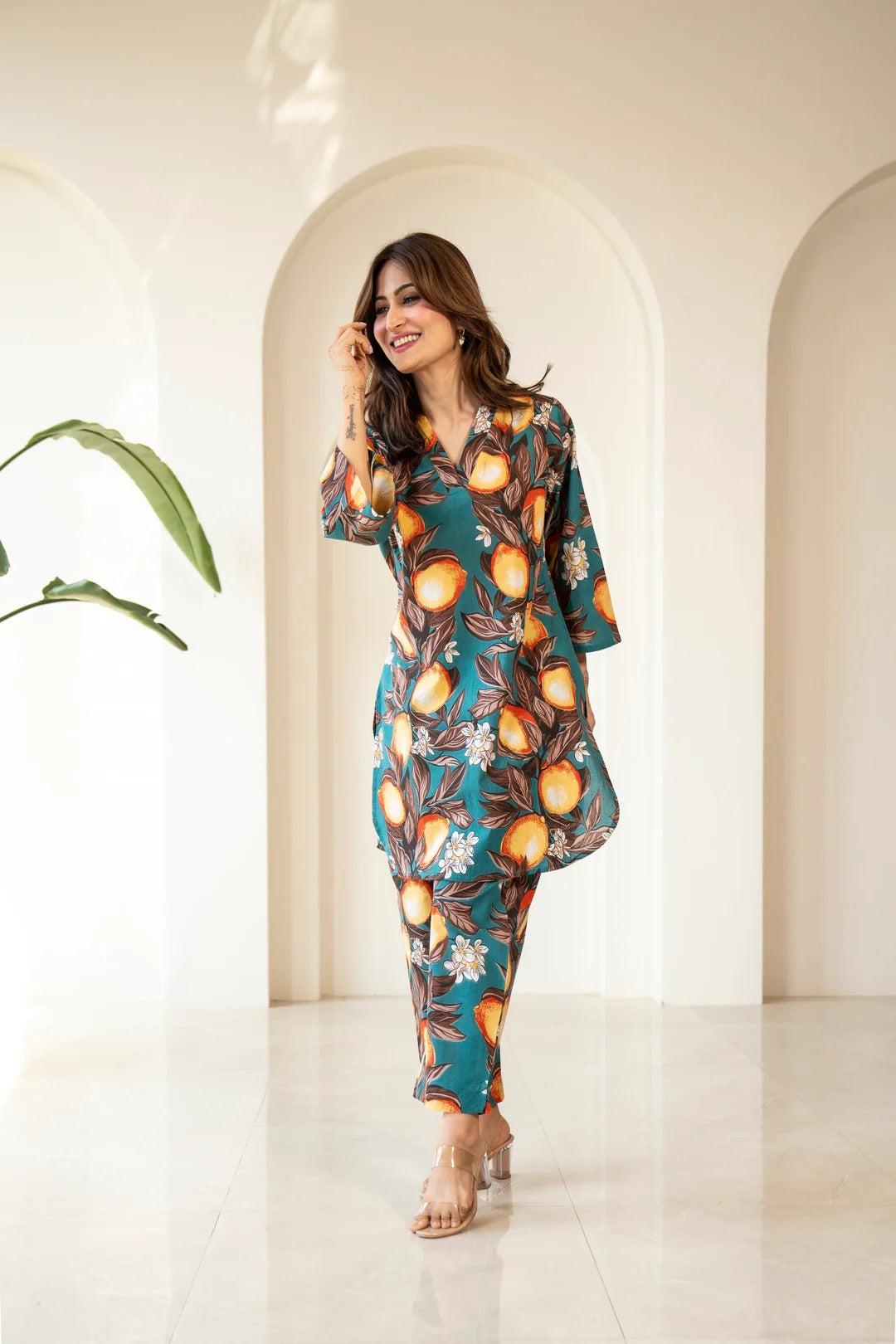 Emerald Citrus Co-ord Set