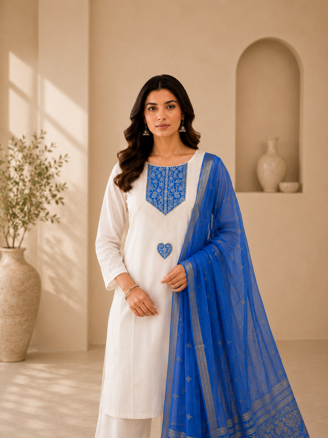 Chandrika Neelvastra 3 Piece Suit Set