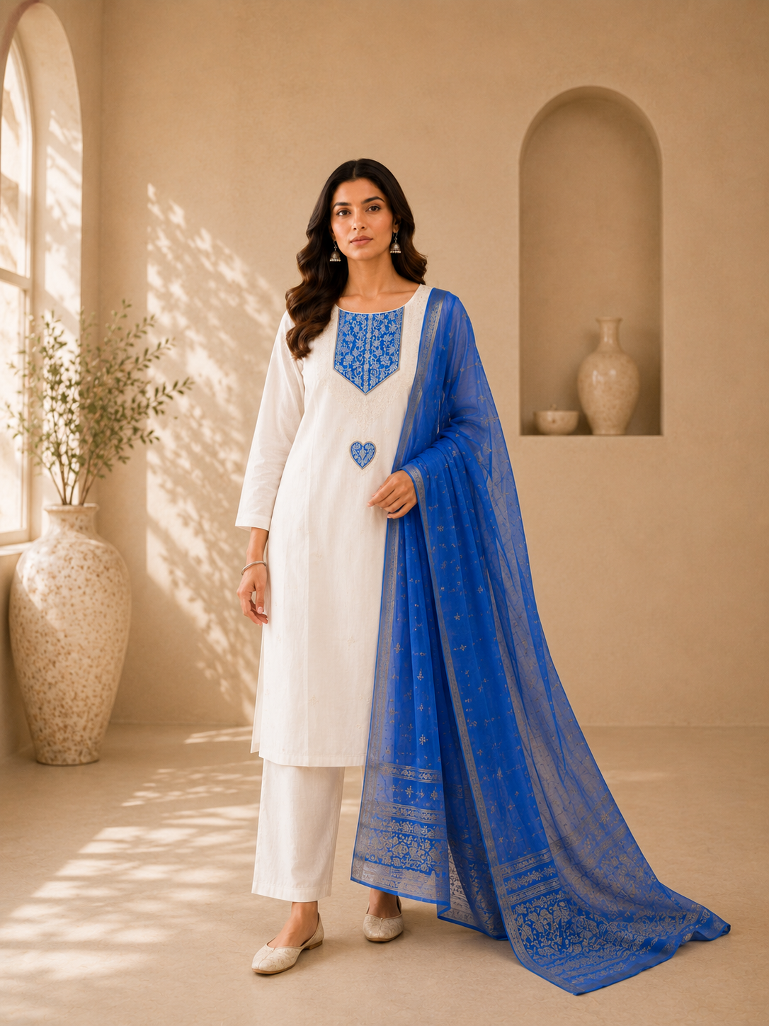 Chandrika Neelvastra 3 Piece Suit Set