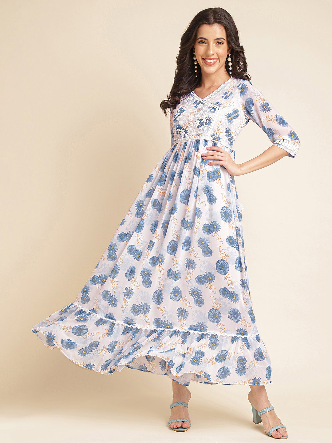Ethereal Bloom Maxi Dress