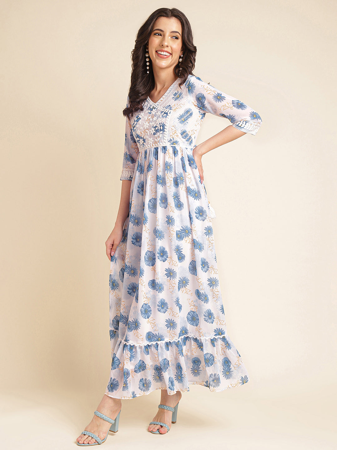 Ethereal Bloom Maxi Dress