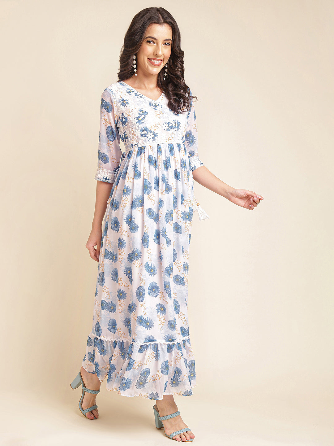 Ethereal Bloom Maxi Dress