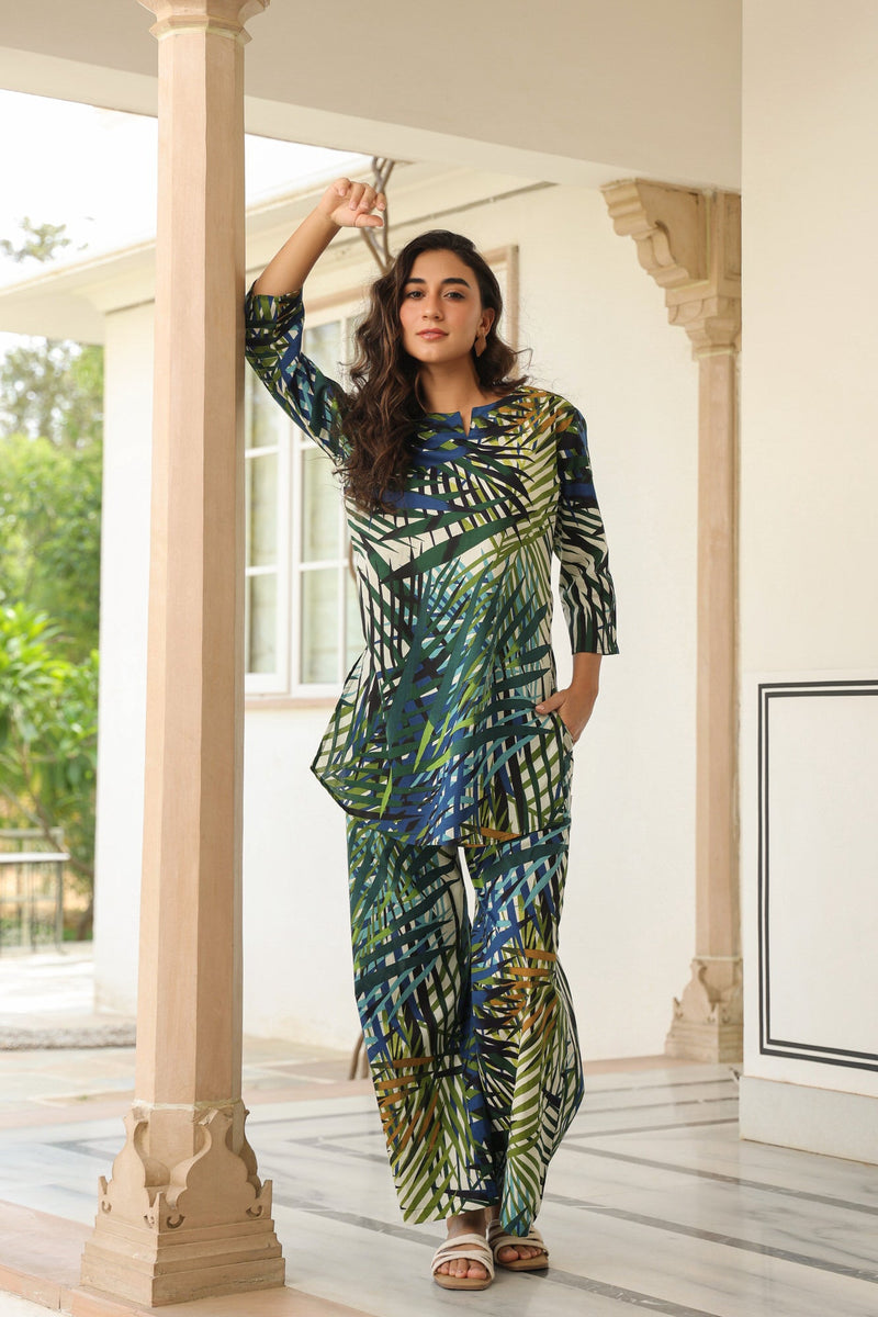 Tropical Print Co-Ord Set