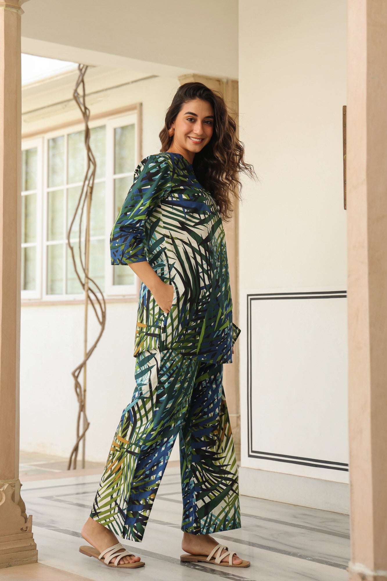 Tropical Print Co-Ord Set