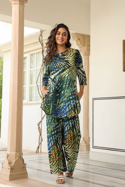 Tropical Print Co-Ord Set