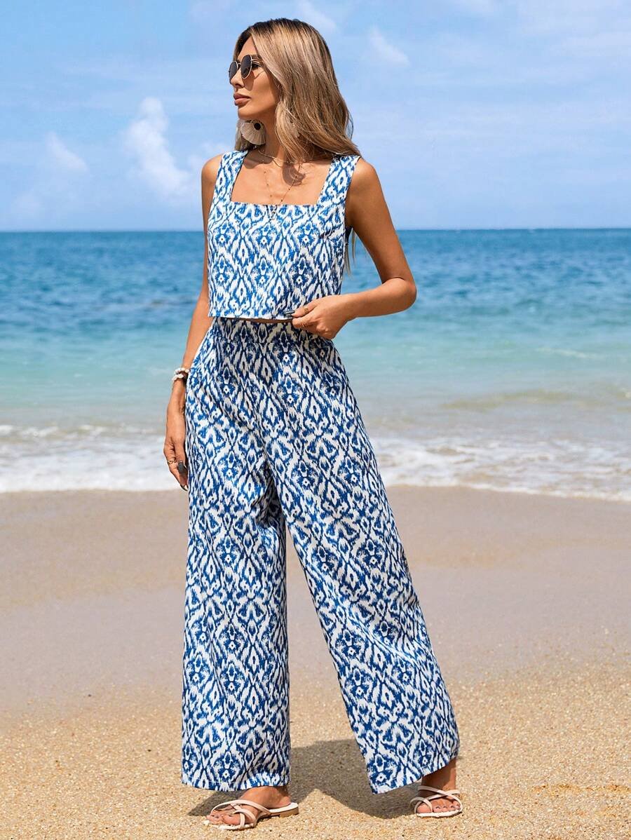 Azure Ikat Breeze Co-ord 🌊✨