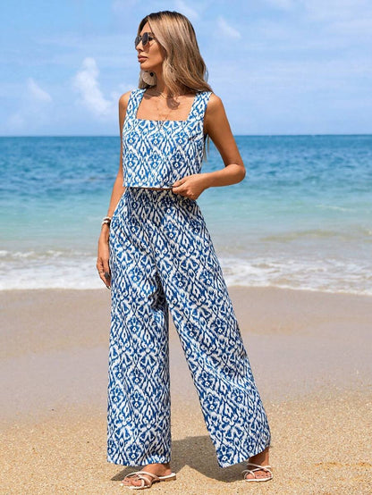 Azure Ikat Breeze Co-ord 🌊✨