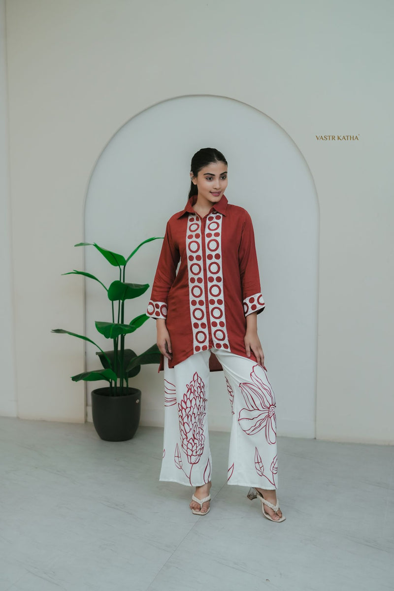 Terracotta Graphic Co-ord Set