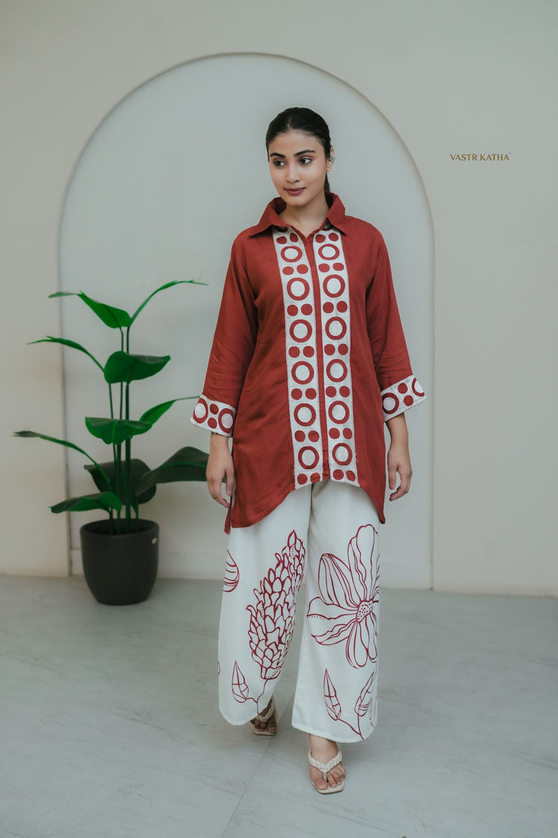 Terracotta Graphic Co-ord Set