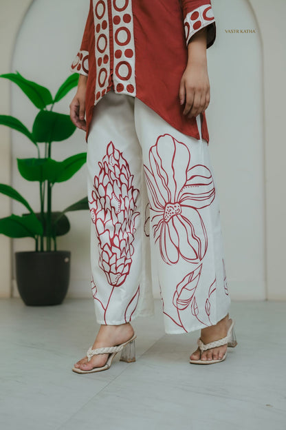 Terracotta Graphic Co-ord Set