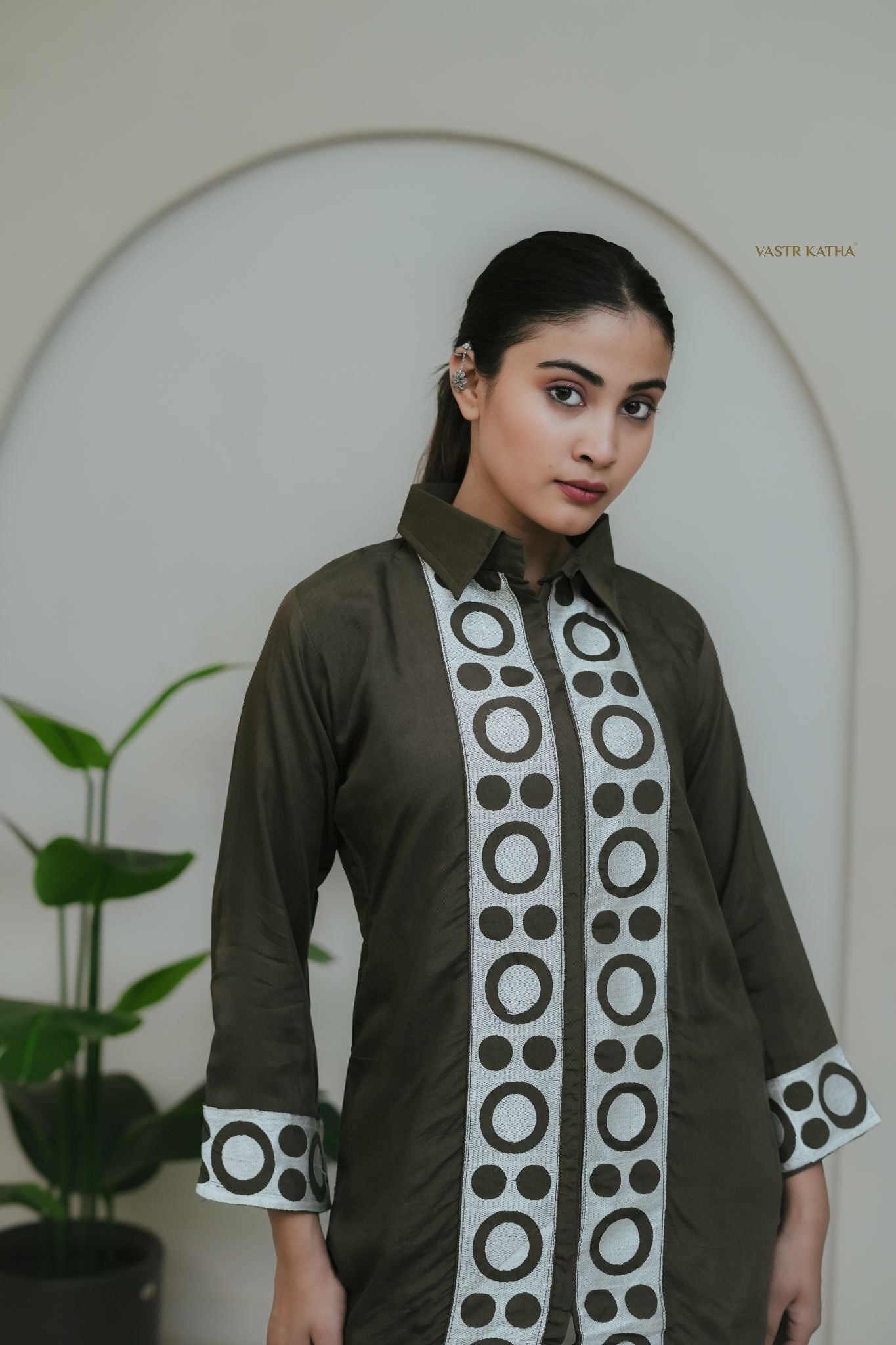 Olive Graphic Co-ord Set