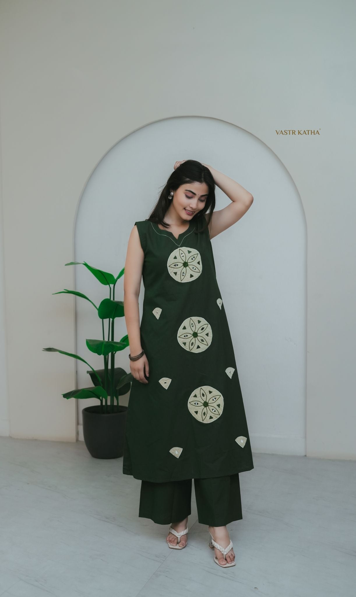 Forest Green Mandala Co-ord Set