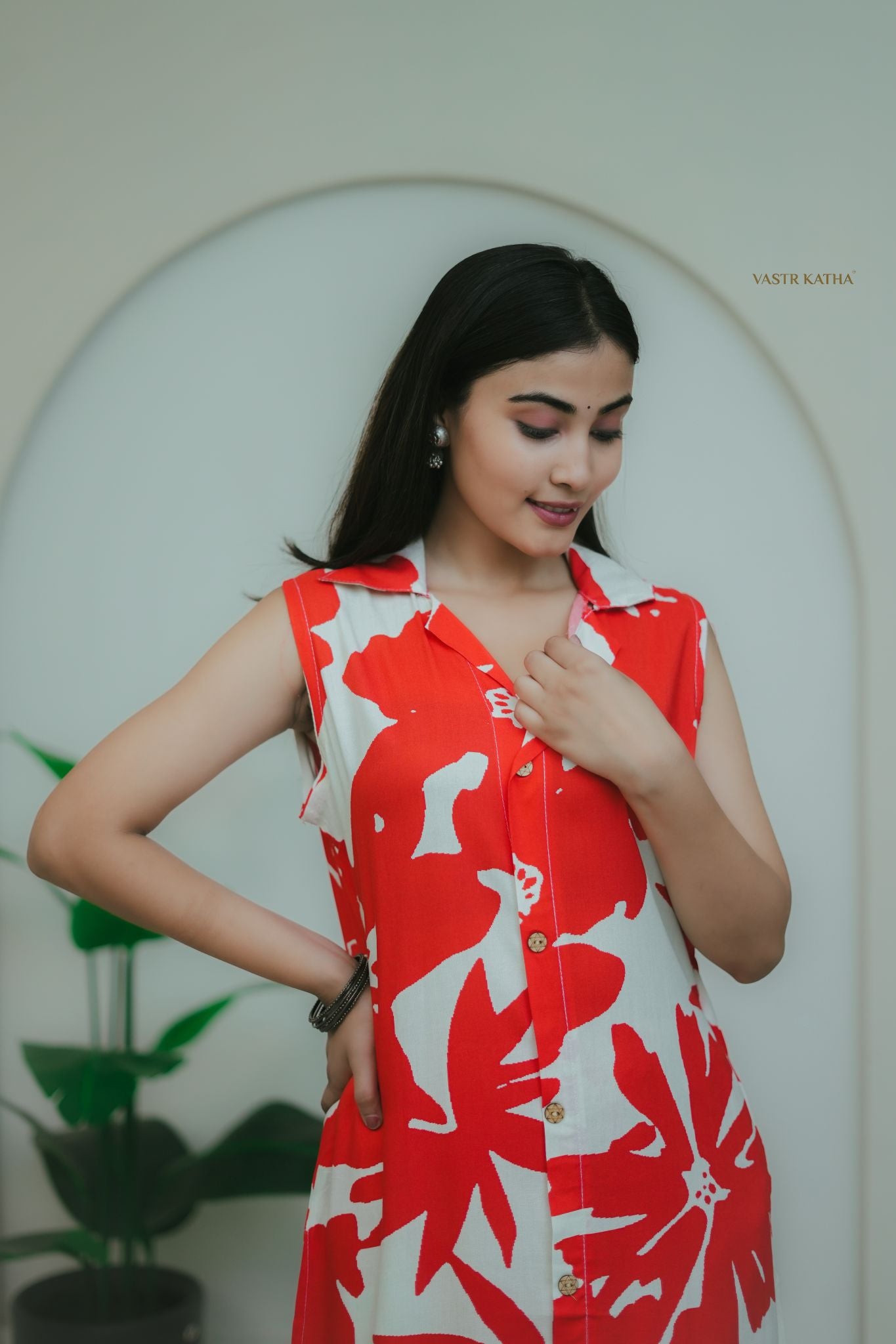 Vermilion Floral Co-ord Set